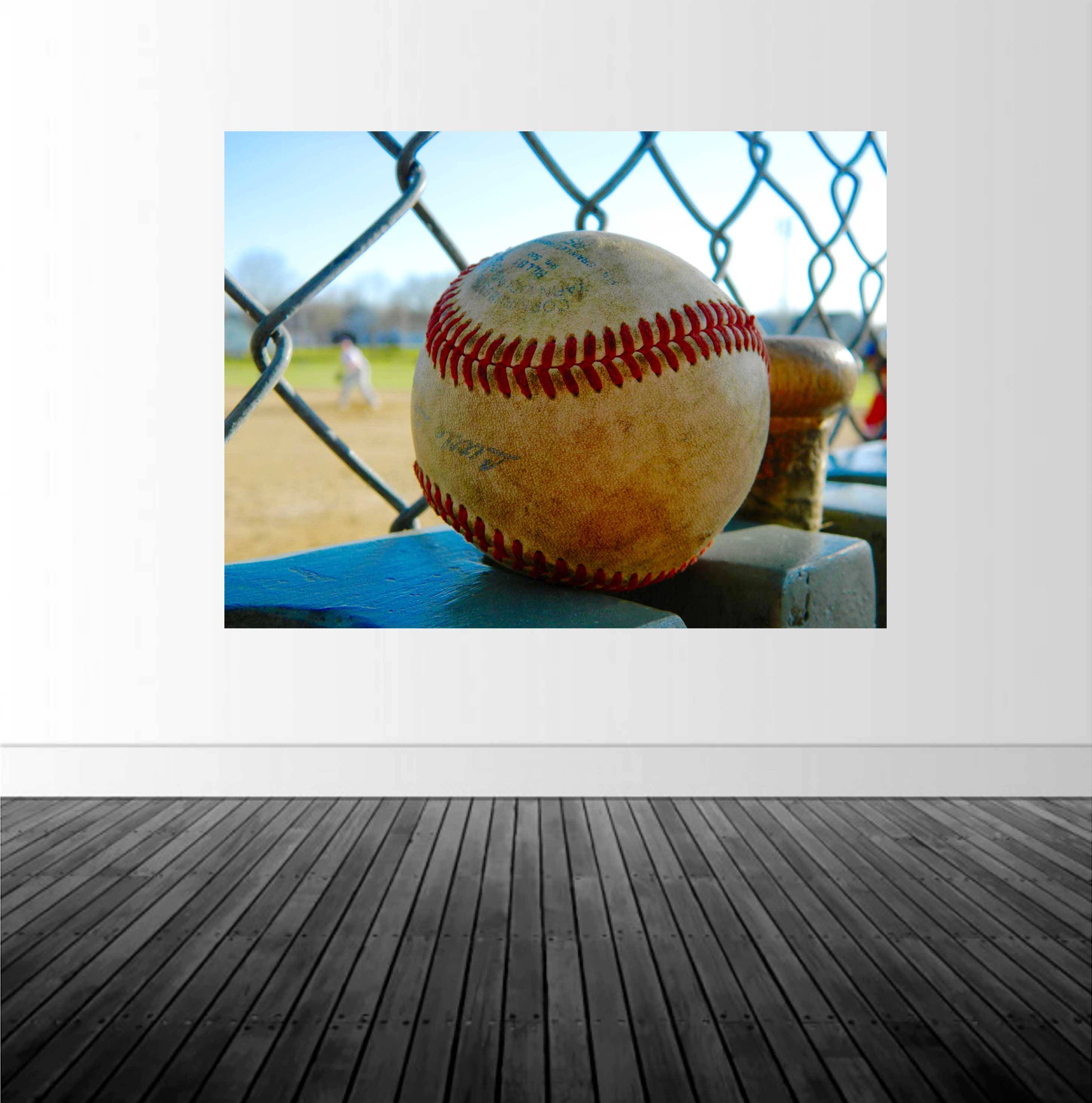 Baseball Wall Decal Baseball Decor Vinyl Wall Decal Sports