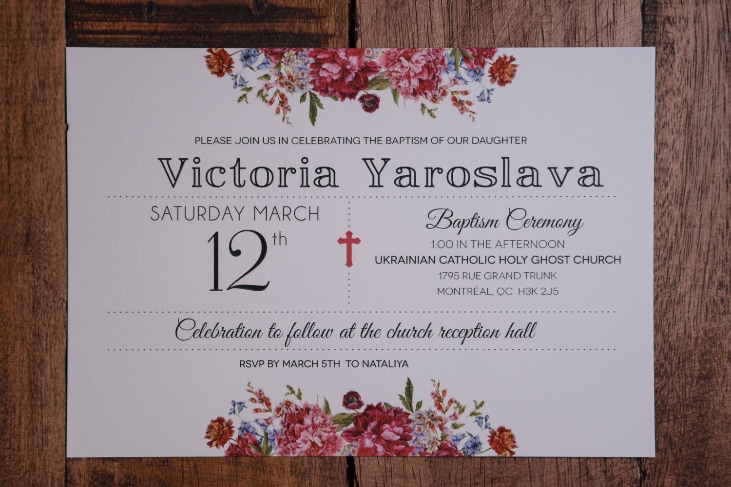 baptism invitations baptism invitation party invitation floral