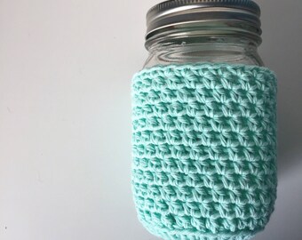 100% Cotton Pint Size Mason Jar Sleeve