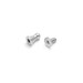 Screw-On Stud Rivets - Metal - 4mm - Silver (1PCS)