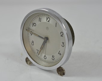 Junghans Alarm Clock, German Alarm Clock, Junghans Clock, Art Deco Clock, Alarm Clock Vintage, Retro Alarm Clock, Mechanical Clock