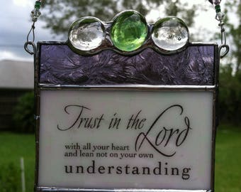 Stained Glass Suncatcher Window Hanger