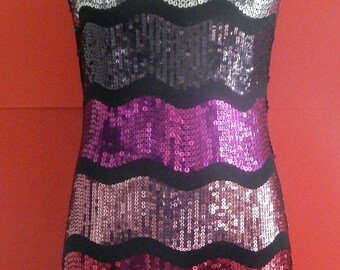 Saturated in SEQUINS Multi-Jeweled Perfect Party Dress reduced 20 percent