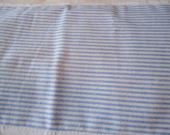 Burp Cloth in blue and white stripe