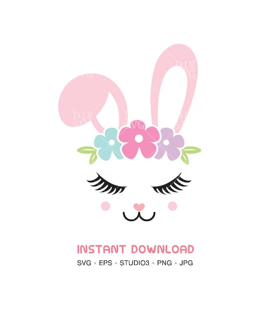 Download bunny svg bunny face svg easter bunny svg easter svg bunny