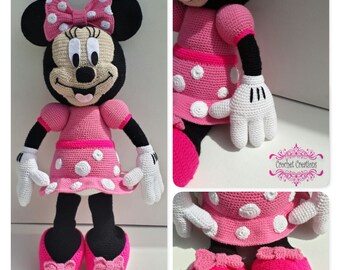 Minnie Mouse Full Crochet Pattern