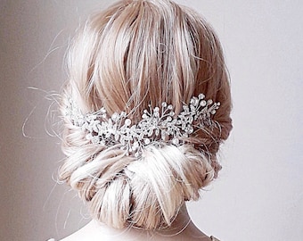 Bridal Hair Comb , Wedding Hair Comb, Crystal Hair Comb,Bridal Hairpiece , Bridal Headpiece ,Pearl Hair Comb