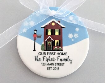 Our First Home Ornament, New Home Ornament, Gift for Home Owner, House Ornament, New Home Ornament, Home Owner Gift, New Home Owner