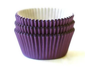 Solid Purple Cupcake Liners