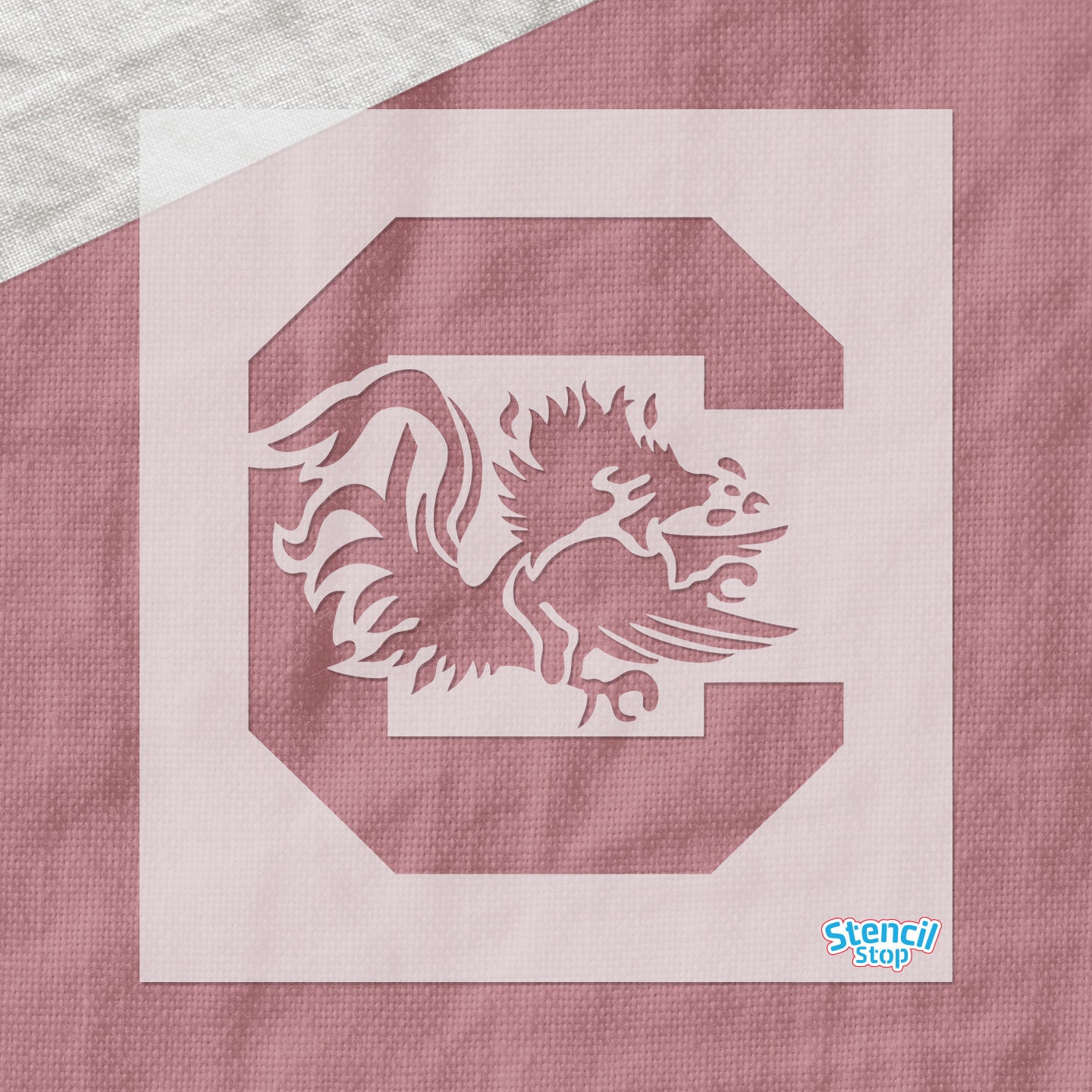 South Carolina Gamecocks Logo Stencil south-carolina-gamecocks-logo-stencil