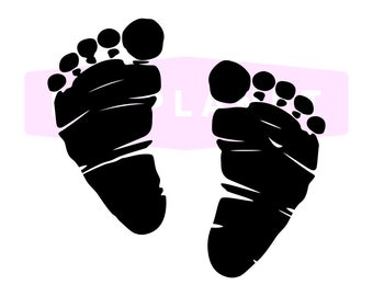 Download Baby footprint | Etsy