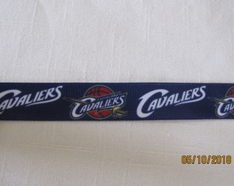 Cleveland Cavaliers 7/8" Grosgrain Ribbon by the Yard