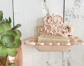 Flourish Soap Dish Toothbrush Holder, Shabby House Saop Dish Holder, Bathroom Soap Dish, Kitchen Soap Dish, Jeweler Holder