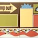 Camp Out Premade 2 Page 12x12 Scrapbook Layout