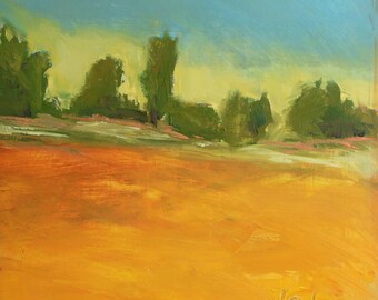 Along the West Road, Original Oil Painting