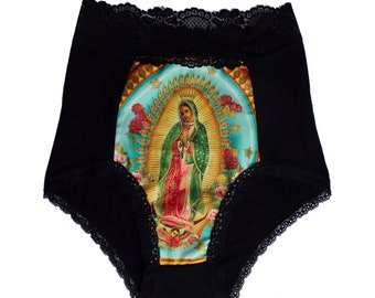 Inner Faith High Waisted Panties// Virgin Mary , Pinup Lingerie