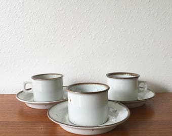 Dansk Niels Refsgaard Brown Mist Cup and Saucer Set