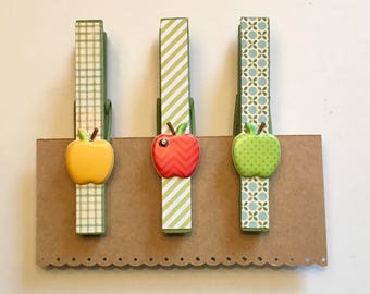 Decorated Clothespin Magnets