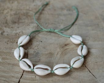 Cowry Shell Bracelet | Sea Shell Bracelet | Natural Shell Bracelet | Cowry Kauri Shell | Ibiza Bracelet | Cowrie Shell Bracelet