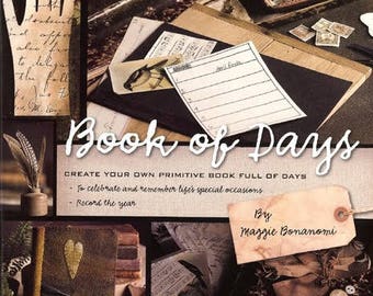 Book of Days by Maggie Bonanomi - Journal project book - OOP/New Old Stock