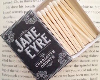 Jane Eyre Book Matches // Charlotte Bronte // Stocking Stuffers