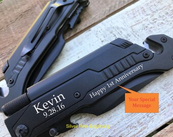 Tactical Knife Wife To Husband Gift Anniversary Gifts For Men Boyfriend Gift Brother Gift Unique Pocket Knife Engraved Knife Dad Gift