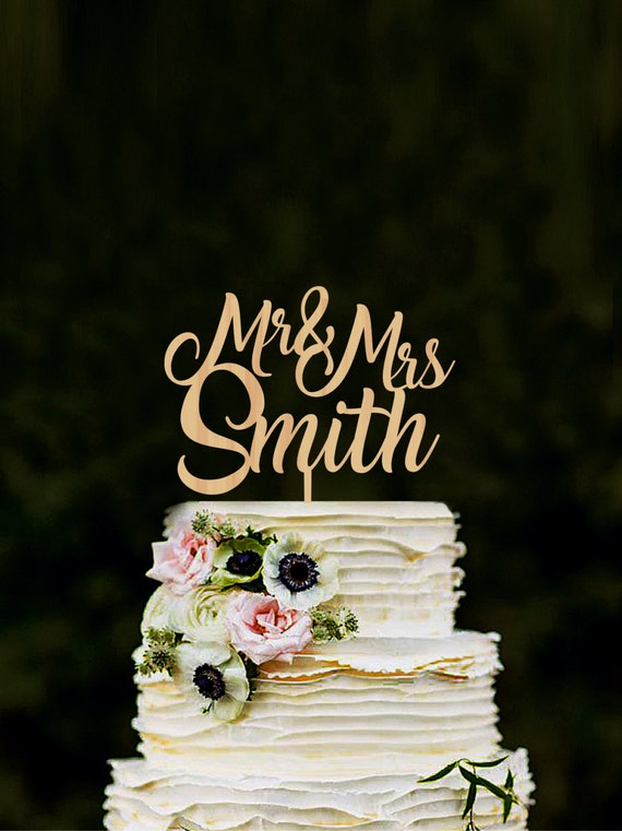 Personalised Wooden Cake Toppers Uk