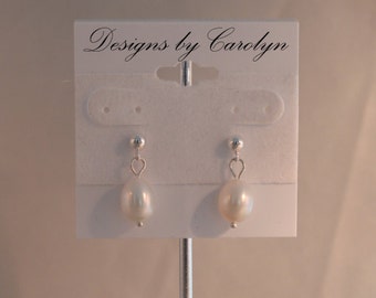 Classic White Freshwater Cultured Pearl Earrings CSS152E