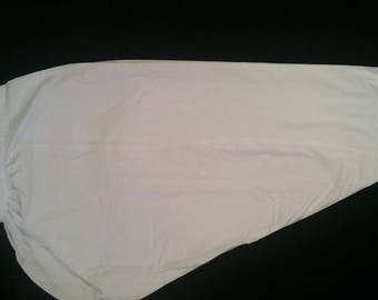 Plain white cotton shalwar