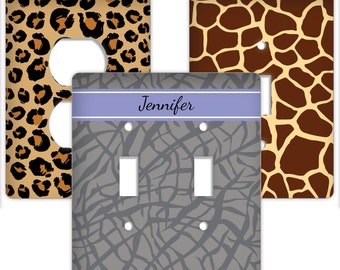 Animal Print Light Switch Cover