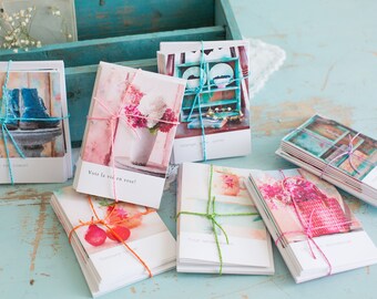 Cards cards-set pink and blue