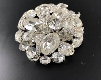 signed Kramer Rhinestone Brooch | NO.00800