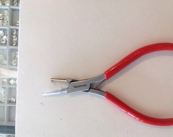 Bead Smith split ring plier with spring