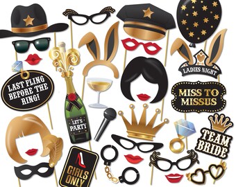 props printable booth retirement bachelorette wonderland alice hen photobooth