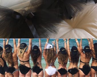 Free Bride Booty Veil Bachelorette Group Bikini Veils Discounted, Booty Veils, Custom Group Booty Veils must buy 3 or more for free bride