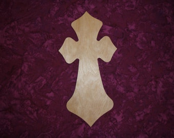 Wood Cross Unfinished Wooden Crosses Stainable Paintable Crafts Part C11-147