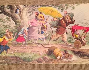 10 Vintage Children's Postcards