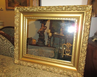 ANTIQUE GOLD MIRROR Wall Hanging