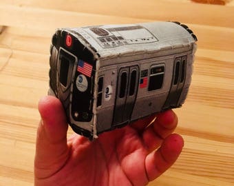 NYC Subway plush train
