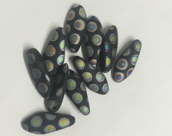 Package ' dagger matt with metallic dots '-7 x 17 mm-20gram