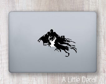 Dementor Harry Potter Patronus Macbook Decal, Macbook Sticker, Laptop Sticker, Laptop Decal, Hogwarts Harry Potter