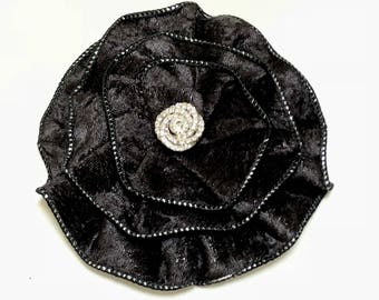 Black Velvet Kippah, Velvet Yarmulke, Kippot For Women, Woman's Skull Cap