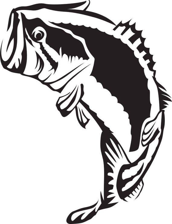 Download Big Mouth Bass SVG