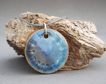 Ceramic Necklace, Girlfriend Gift, Statement Necklace, Ceramic Jewelry ,Boho Jewelry, Gift for Her