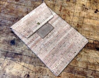 Cork and Wool Laptop Case