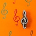 Hand crafted wooden stamp, note
