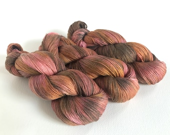 Leah Lace. Mulberry Silk/Cotton. Toasted