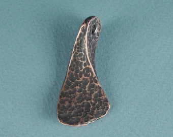 Hand Forged Copper Pendant ( #1E )
