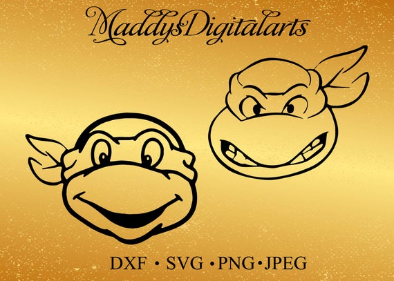 Teenage Mutant Ninja Turtles SVG DXF Png Eps Vector Cut Files