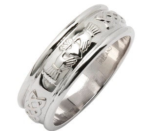 Ladies Claddagh Corrib Claddagh Wedding Band R126-S
